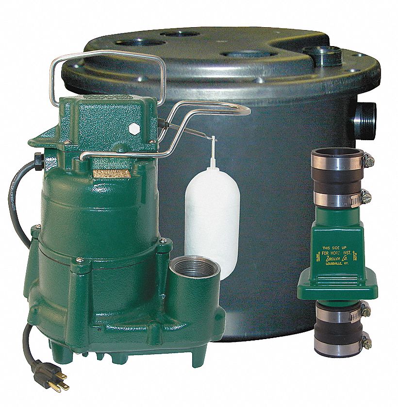 DRAIN PUMP SYSTEM,1/2 HP,115 V,9.4