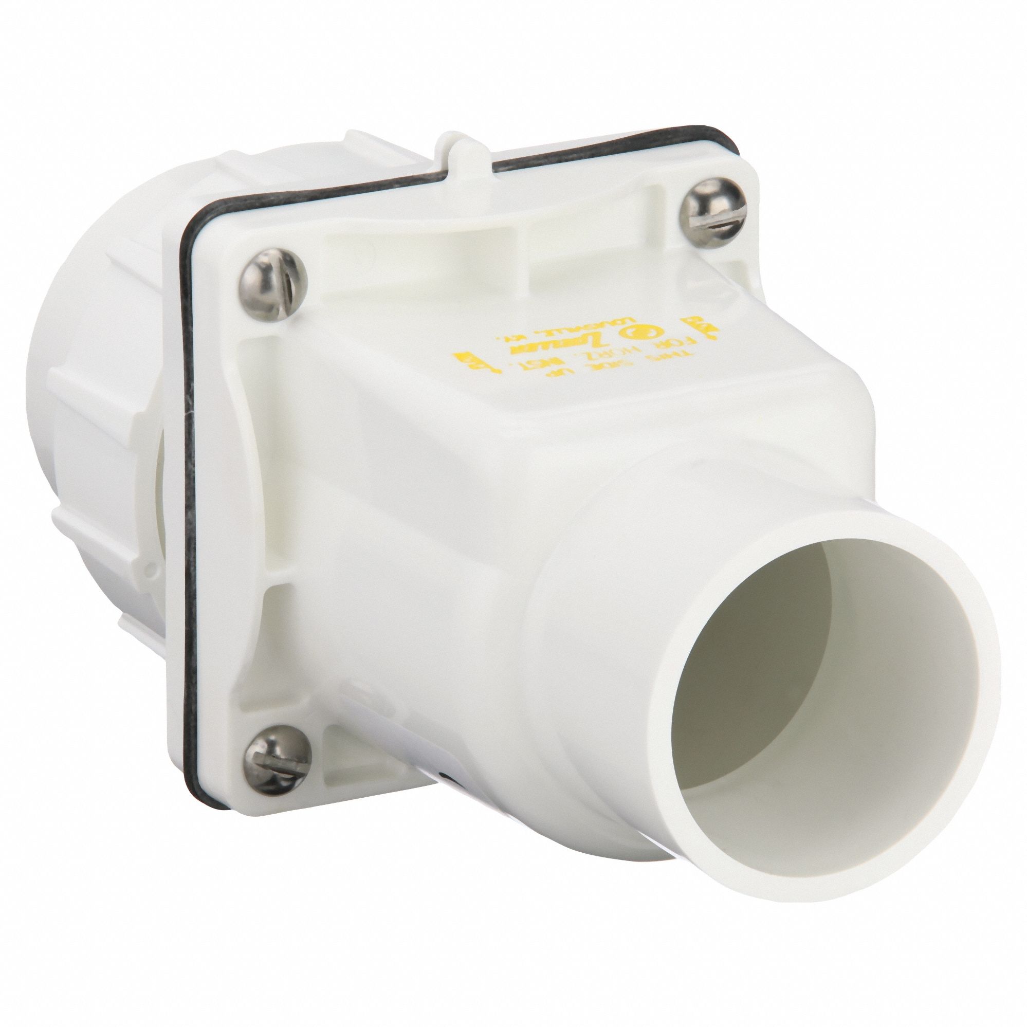 DUAL-CHECK VALVE WITH UNION, 11.5 IN OVERALL LENGTH, 2 IN, SOCKET, PVC