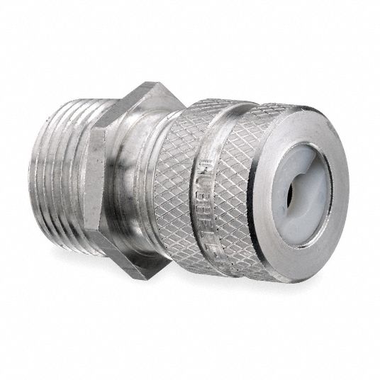 1/2 Hub Size, Straight, .400-.560 Cord Dia. Nylon Liquidtight Strain  Relief Fitting - Hi-Line Inc.