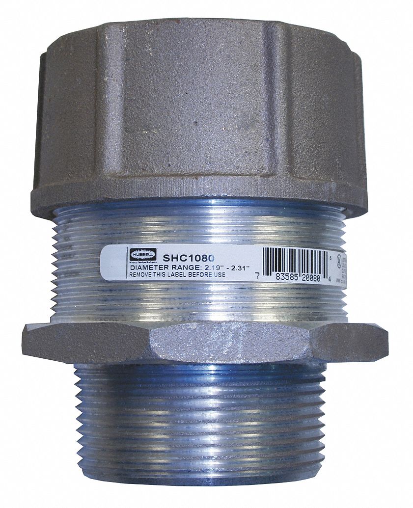 HUBBELL WIRING DEVICEKELLEMS Liquid Tight Cord Connector, 2.19 in to 2