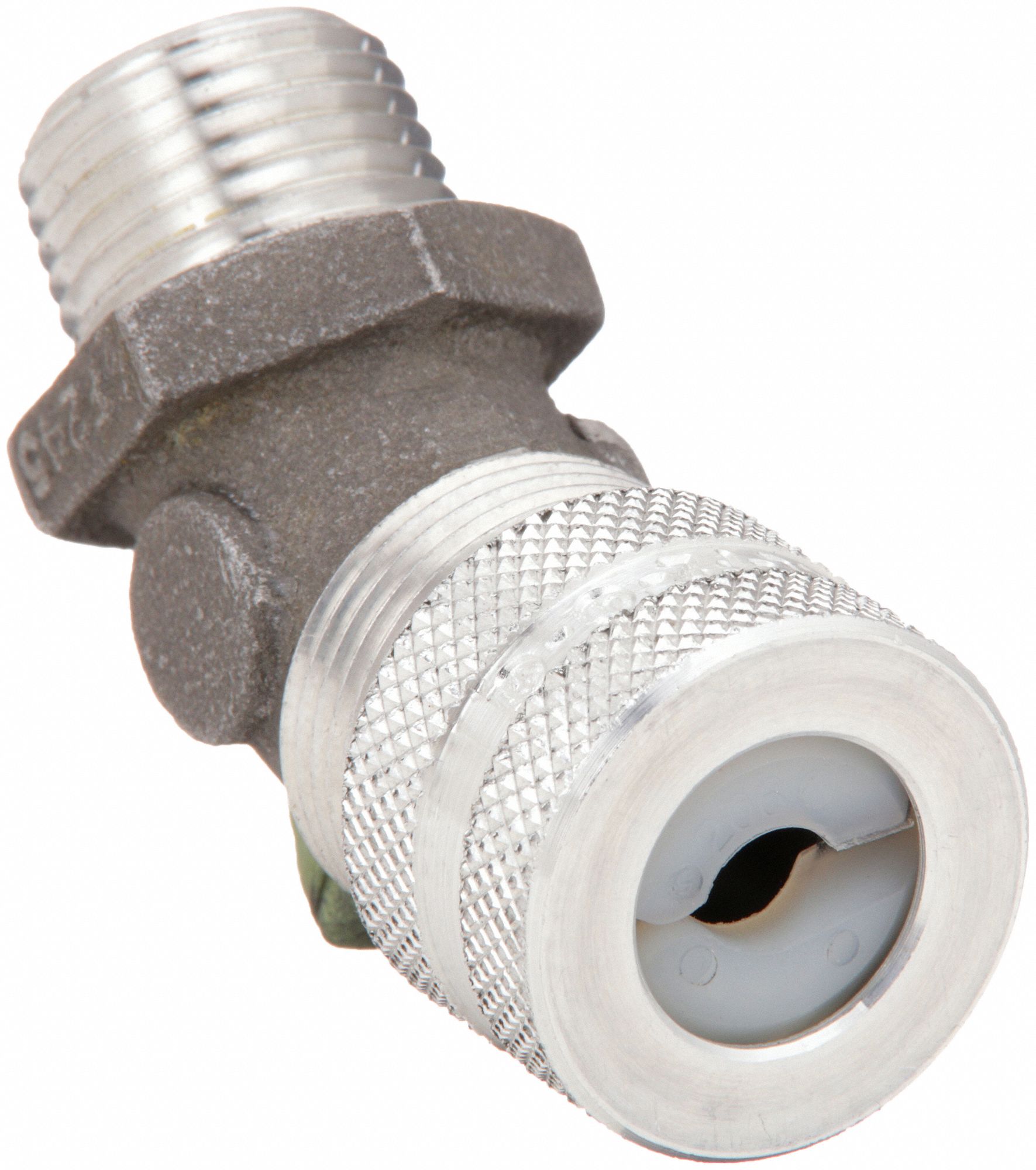 LIQUID TIGHT CORD CONNECTOR, ALUMINUM, ½ IN MNPT, 0.25 IN TO 0.37 IN, SILVER