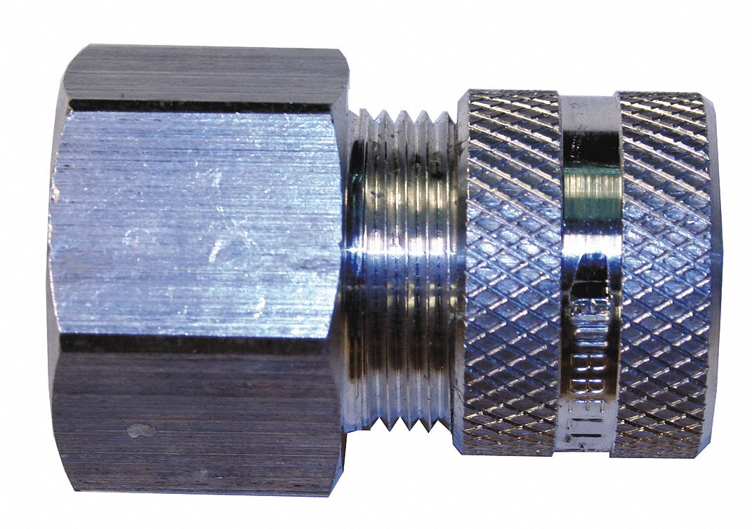 LIQUID TIGHT CORD CONNECTOR, AL, ¾ IN MNPT, 0.50 TO 0.63 IN, SILVER, 1 CORD, FEMALE