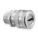 LIQUID TIGHT UNDERGROUND CORD CONNECTOR, ALUMINUM, ½ IN MNPT, 0.25 TO 0.55 IN, SILVER