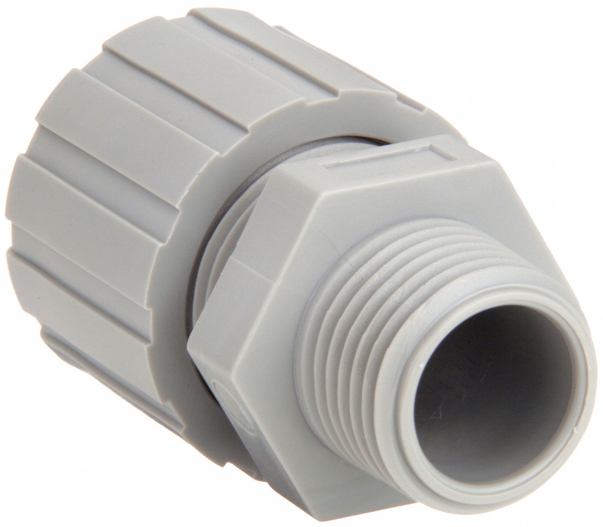 HUBBELL WIRING DEVICEKELLEMS Liquid Tight Cord Connector Nylon, 1/2 in MNPT, 0.50 in to 0.63
