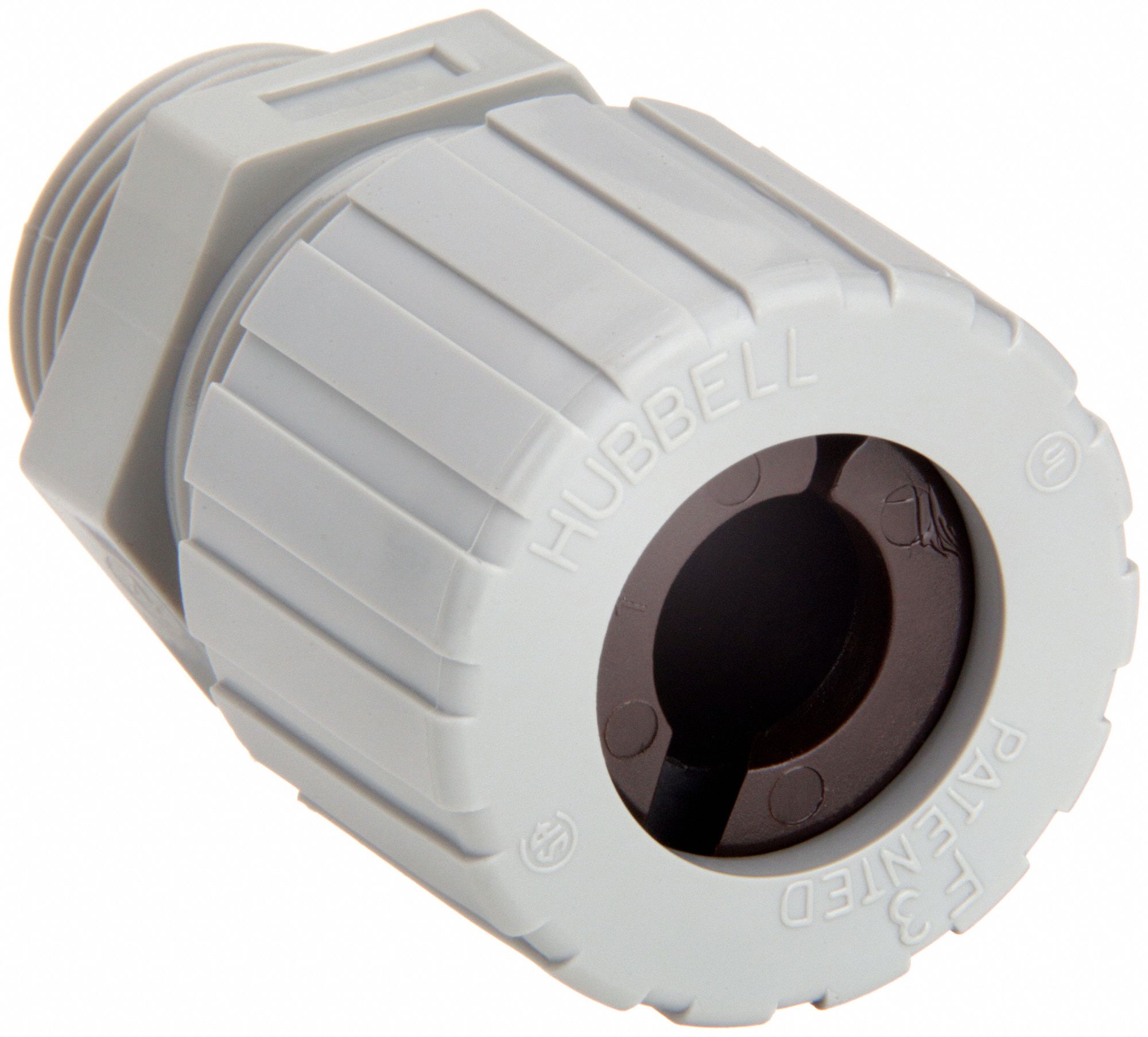 LIQUID TIGHT CORD CONNECTOR, NYLON, ¾ IN MNPT, 0.50 IN TO 0.63 IN, GREY