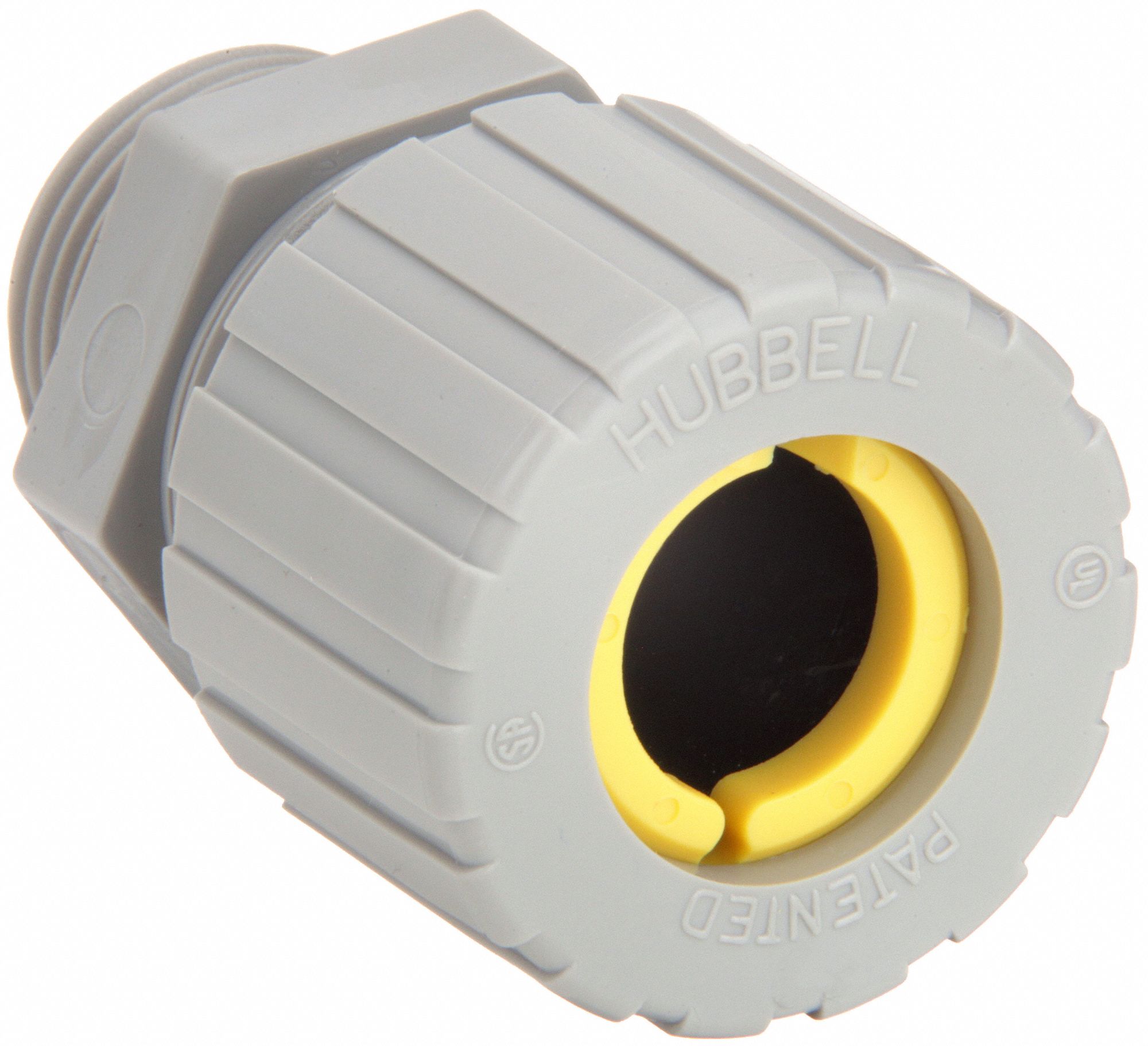 LIQUID TIGHT CORD CONNECTOR, NYLON, ¾ IN MNPT, 0.63 IN TO 0.75 IN, GREY