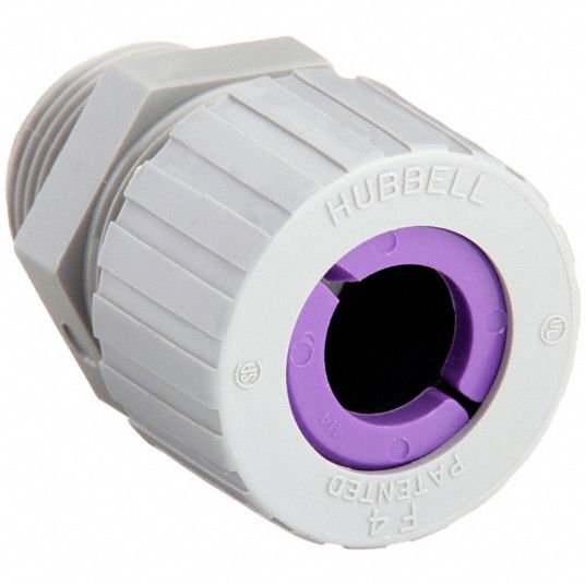 Nylon, 1 in MNPT, Liquid Tight Cord Connector 5D893SHC1042CR Grainger