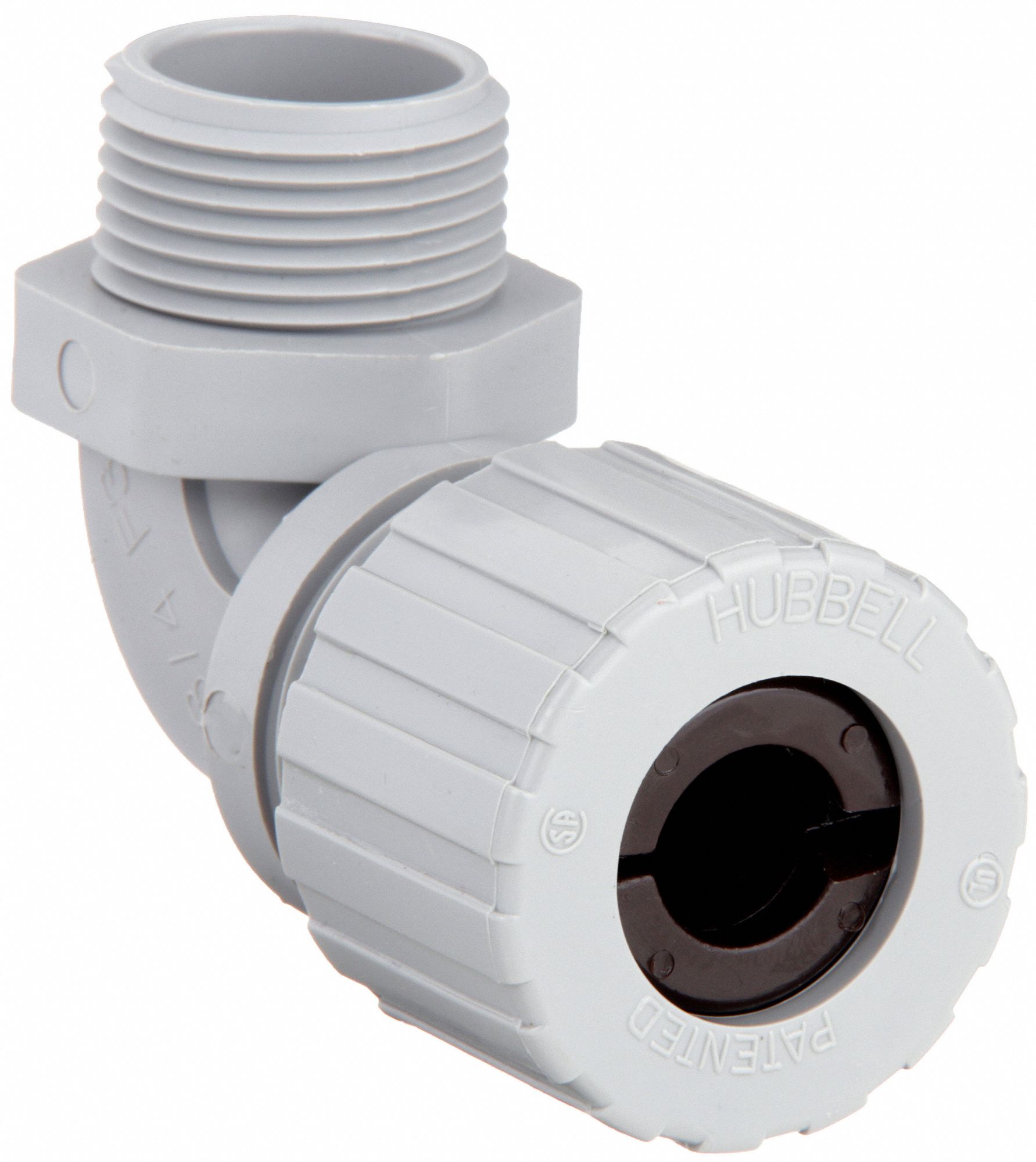 LIQUID TIGHT CORD CONNECTOR, NYLON, ¾ IN MNPT, 0.50 IN TO 0.63 IN, GREY