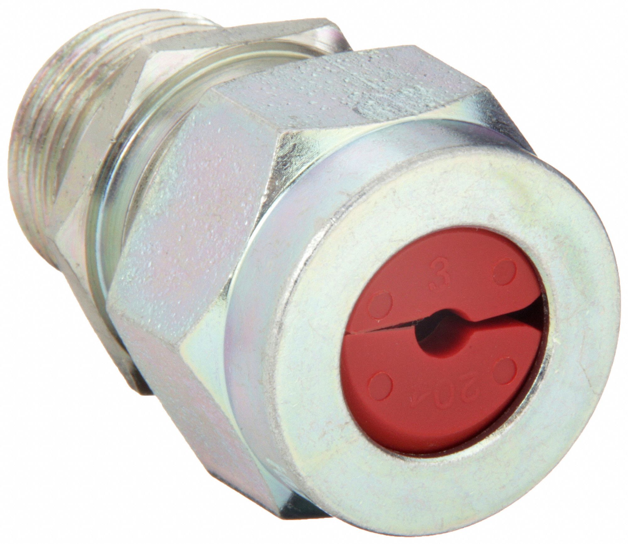 LIQUID TIGHT CORD CONNECTOR, STEEL, ½ IN MNPT, 0.19 IN TO 0.25 IN, SILVER, 1 CORD