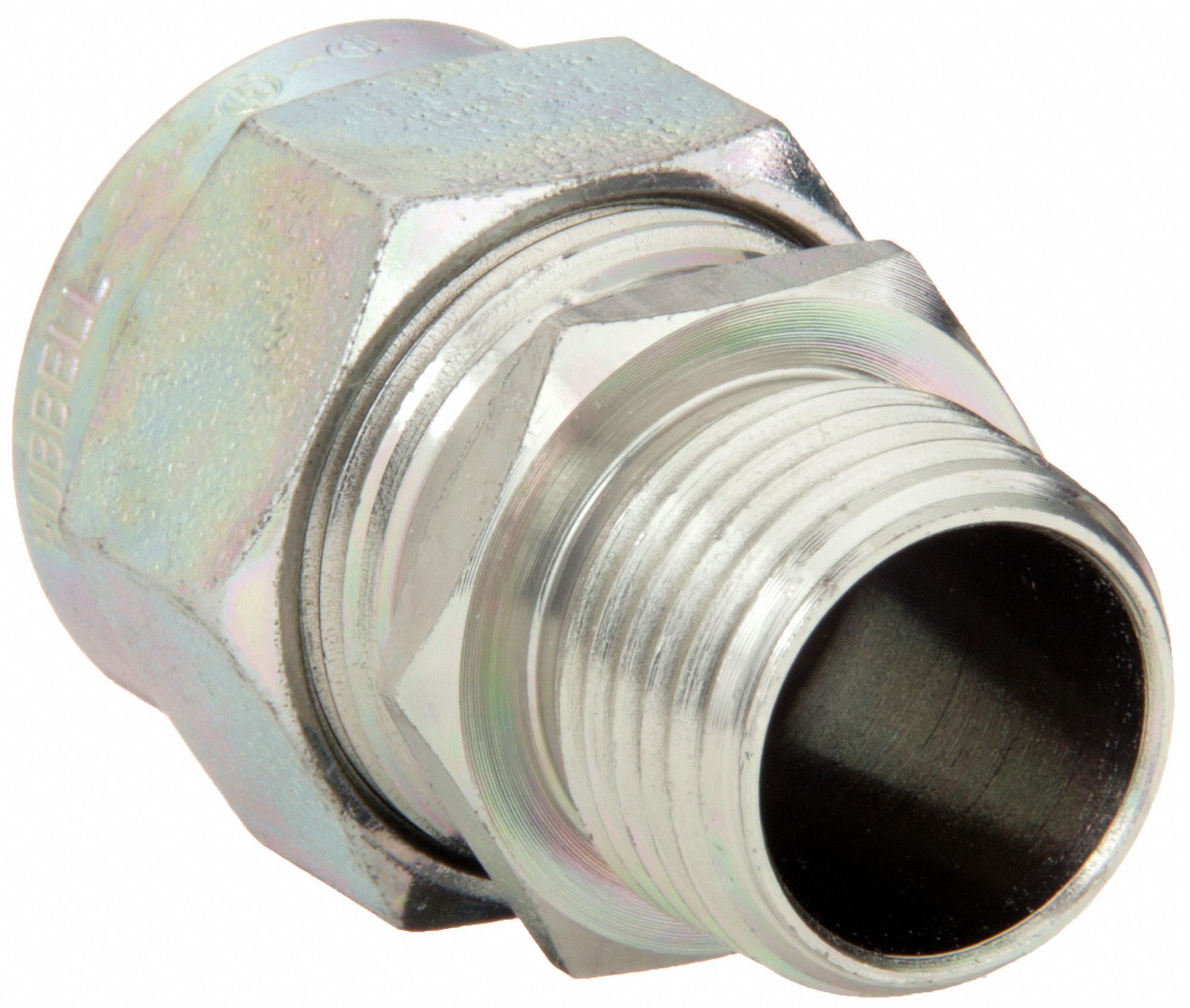 HUBBELL WIRING DEVICE-KELLEMS Liquid Tight Cord Connector: Steel, 1/2 ...