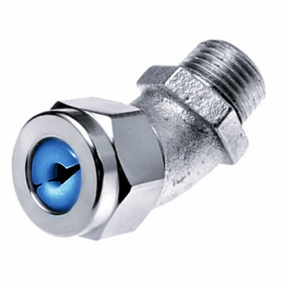 LIQUID TIGHT CORD CONNECTOR, STEEL, ½ IN MNPT, 0.38 TO 0.50 IN, SILVER, 1 CORD, MALE