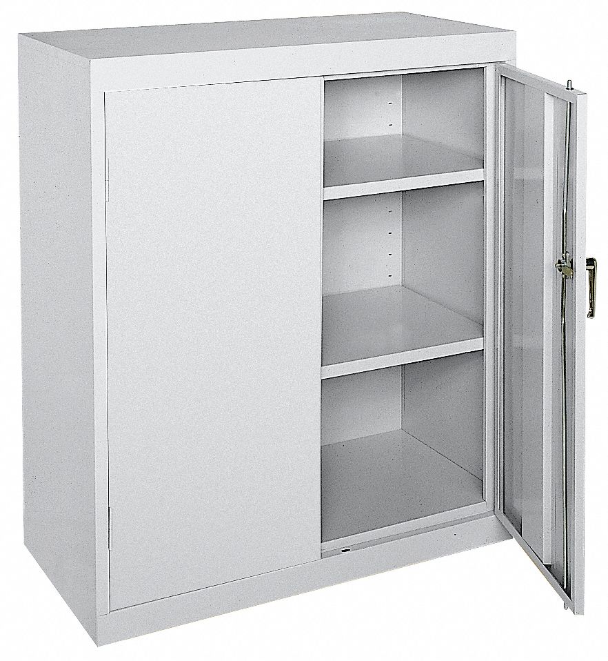 Sandusky Commercial Storage Cabinet Dove Gray 42 In H X 36 In W X 24 In D Assembled 5dav2 Ca21362442 05 Grainger