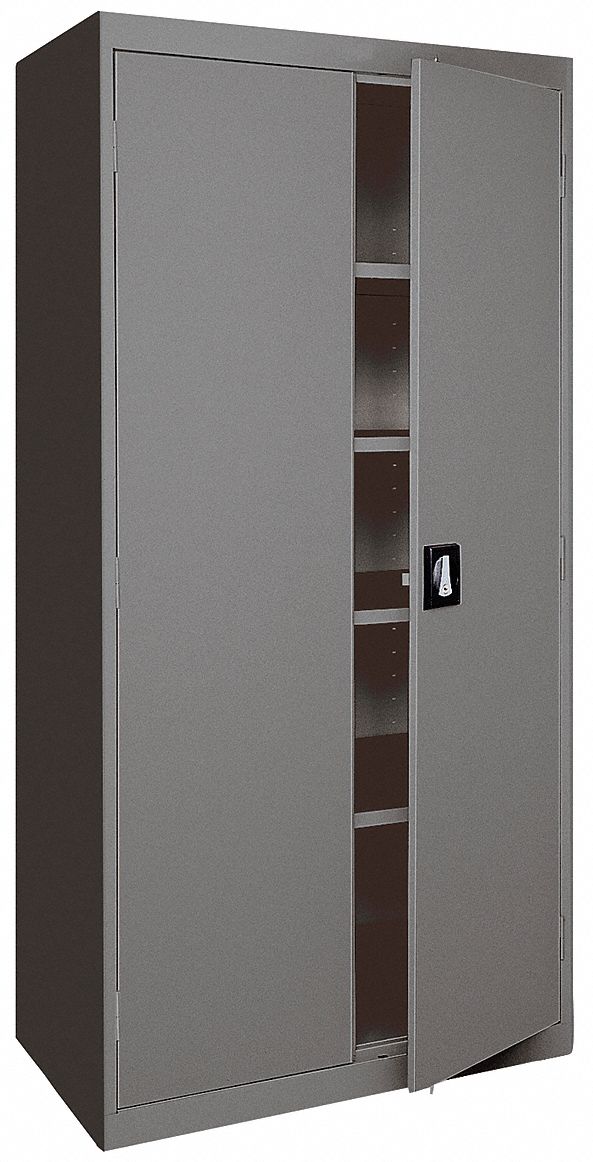 Sandusky Commercial Storage Cabinet Charcoal 72 H X 36 W X 18