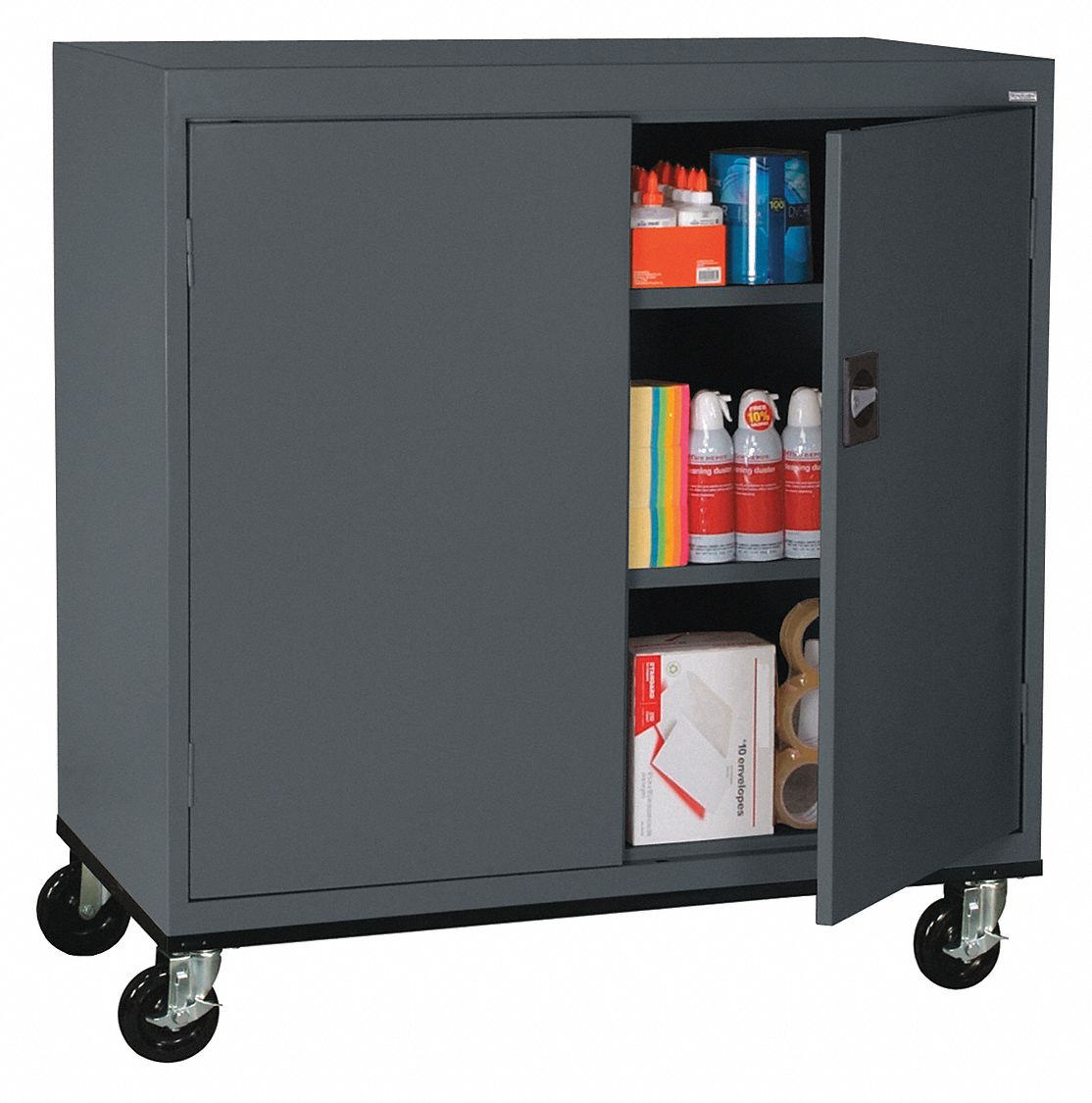 Sandusky Commercial Storage Cabinet Charcoal 48 H X 46 W X 24