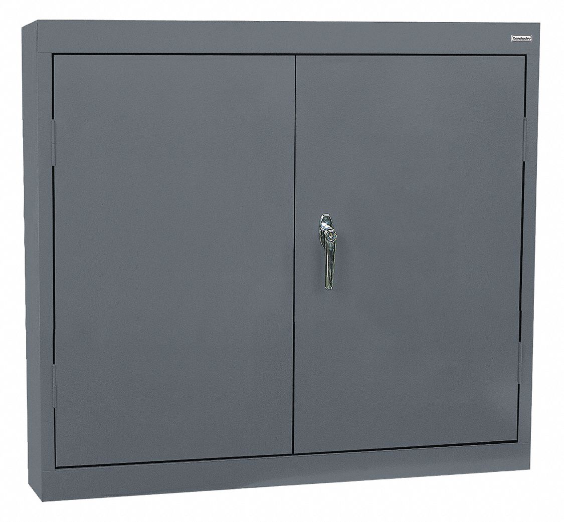 5DCW9 - E4143 Wall Mount Storage Cabinet Charcoal