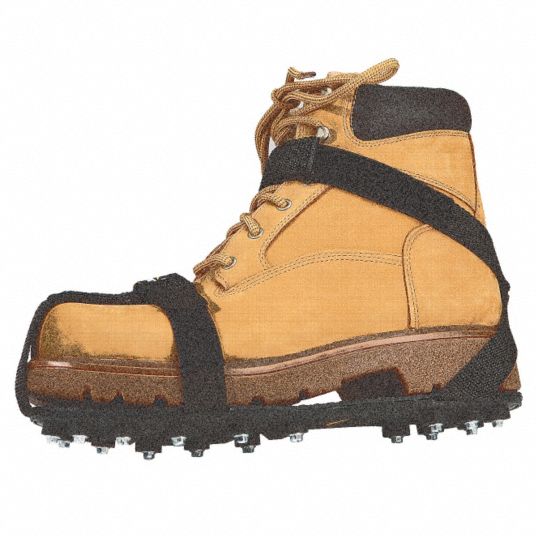 15 to 16 Fits Shoe Size, Black, Ice Cleats 5DFJ7XXLT STAB Grainger