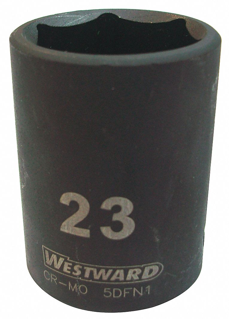 IMPACT SOCKET,1/2" DRIVE,23MM SIZE