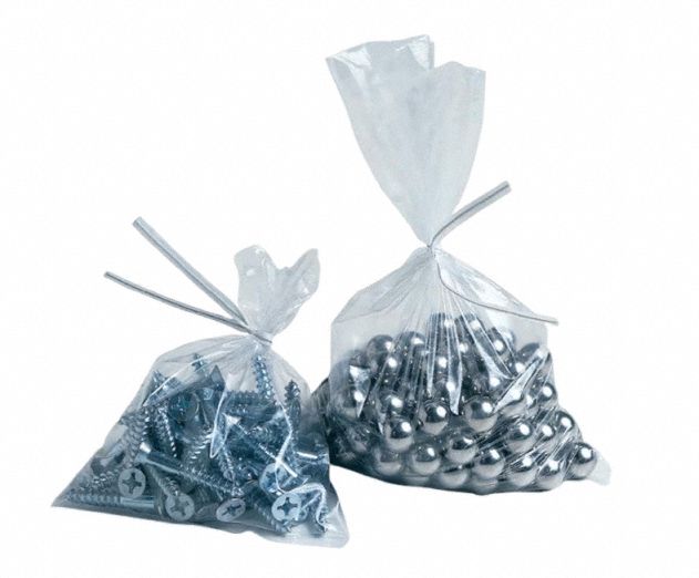 Open Poly Bag: 4 mil Thick, 15 in Wd, 30 in Lg, Clear, Case Pack, 250 PK