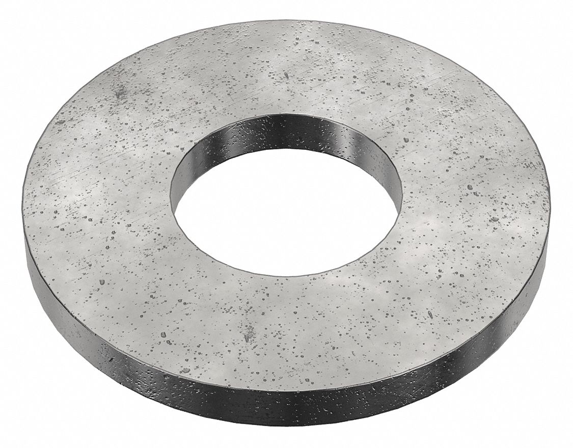ARMOR COAT 3/8 inx1 in O.D., USS Type A Wide Flat Washer, Steel