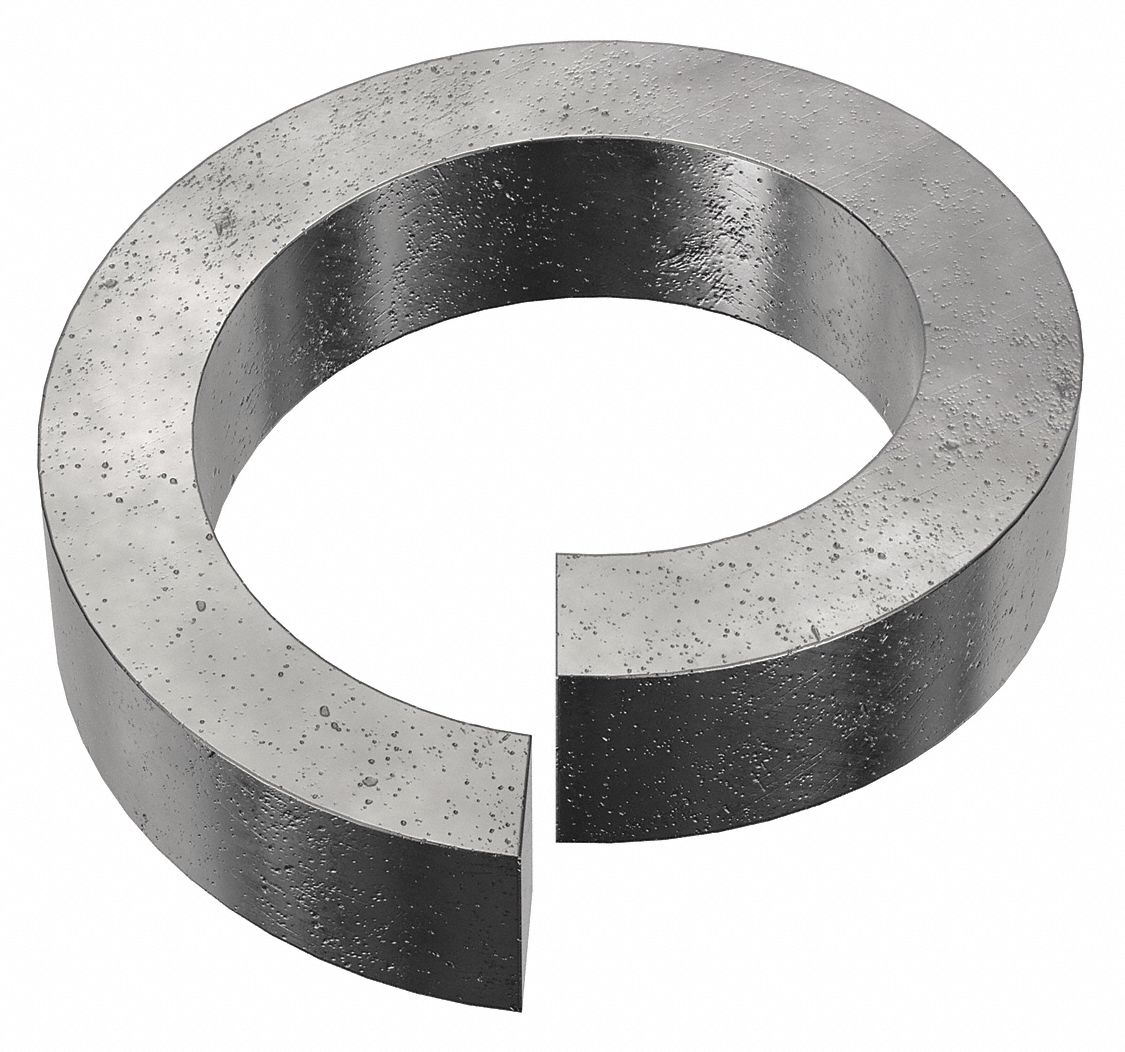 Split Lock Washer: Advanced Corrosion Resist, Steel, 5/8 in Screw Sz, 5/32 in Max Thick, 25 PK