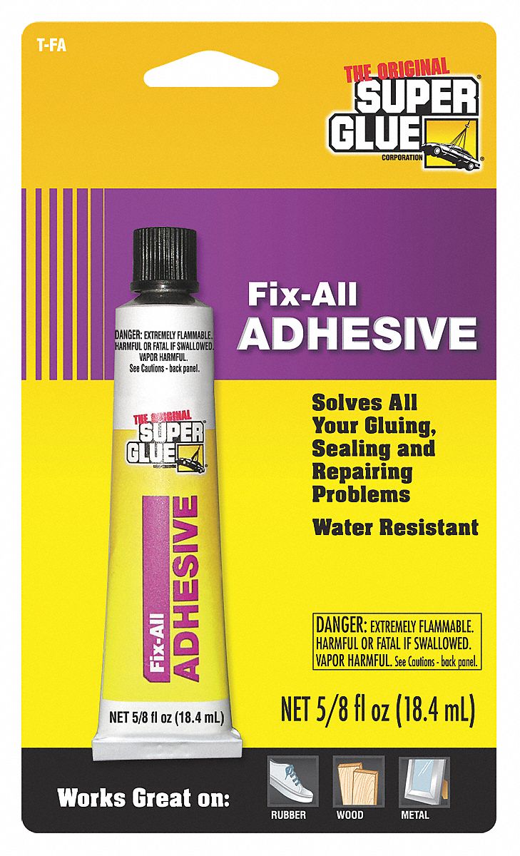 SUPER GLUE, Gen Purpose, 0.625 fl oz, Glue - 5DLD6