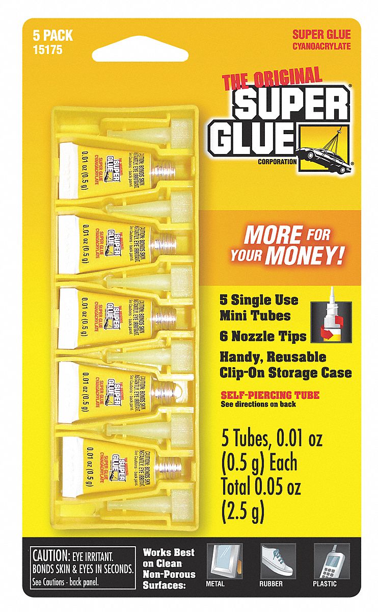 5DLE1 - Instant Adhesive 0.5g Tube Clear PK5