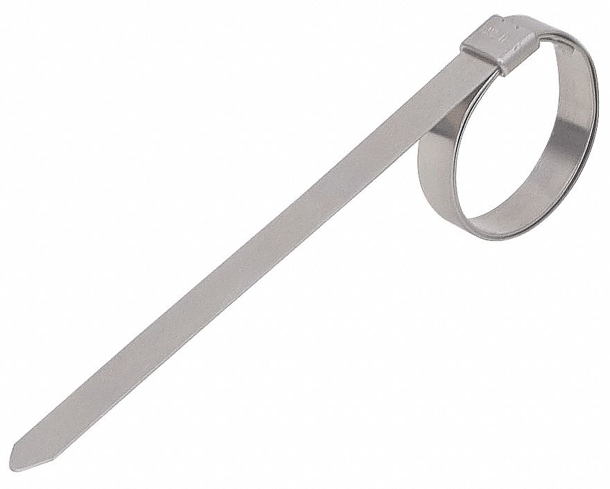 BANDIT Preformed Band Clamp 201 Stainless Steel, 13/16 in Inside Dia