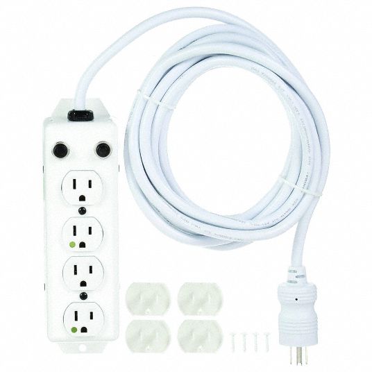 TRIPP LITE, 4 Outlets, 15 ft Cord Lg, Outlet Strip - 5DLJ2|PS-415-HG ...