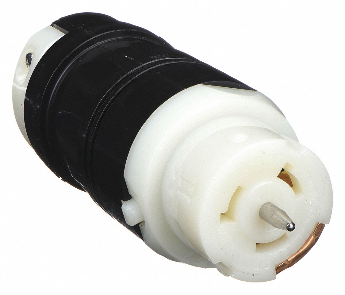Leviton Fiche Python 20A 125V 2P 3W lame droite qualité industrielle