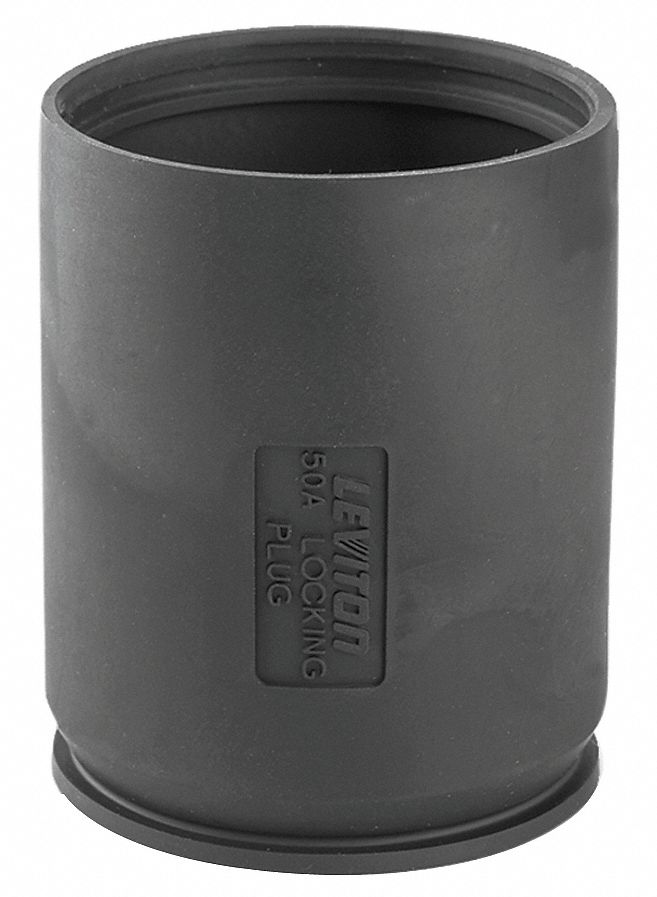 Connector Boot, Santoprene, Black, For Use With 50 Amp Locking Devices