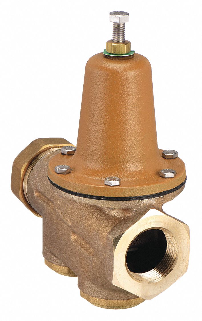 WATER PRESSURE REDUCING VALVE: NPT X NPT, 1½ IN PIPE SIZE, COPPER SILICON ALLOY, NPT X NPT