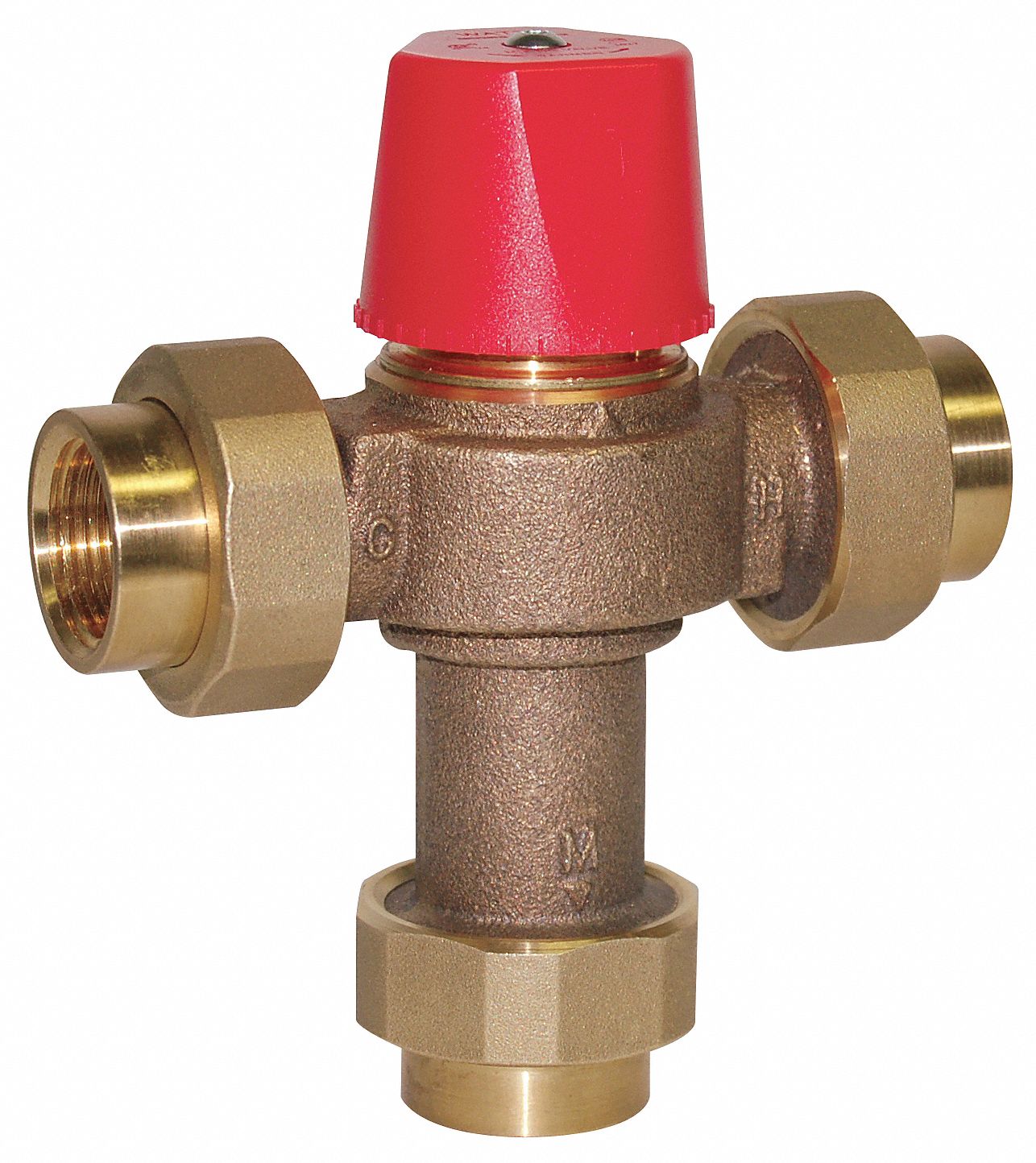 1/2 in FNPT Inlet Type Mixing Valve, Brass, 0.5 to 23 gpm