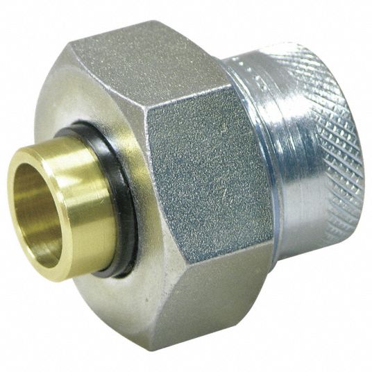 WATTS 3/4 in x 1/2 in Brass, Steel Dielectric Union with FIP x Solder