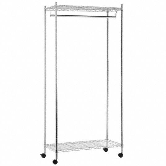 HONEY-CAN-DO, 73 in, 18 in Dp, Garment Rack - 5DMJ9|GAR-01120 - Grainger