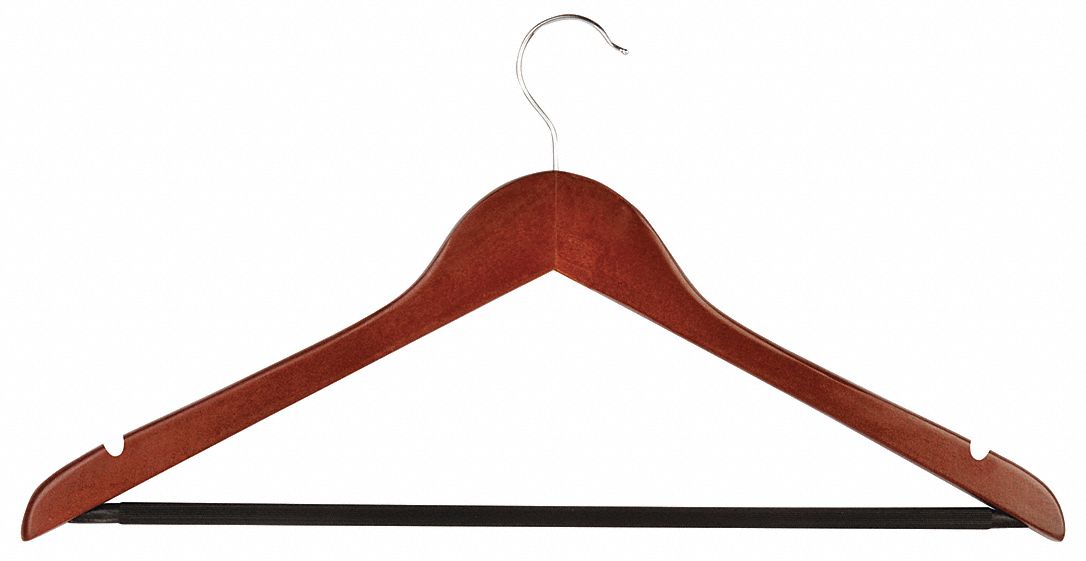 5DMK4 - D7951 Wood Suit Hanger Cherry PK24
