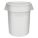 ROUND CONTAINER,32 GAL,22 IN,WHITE