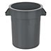 Heavy-Duty Round Plastic Trash Cans
