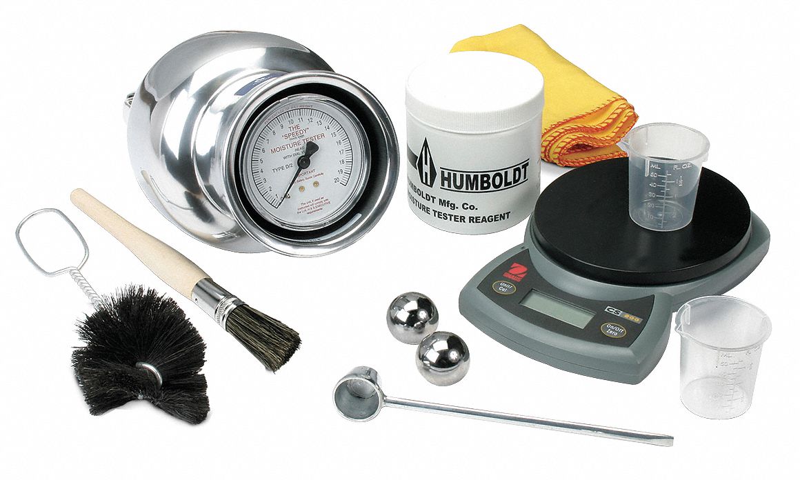 Soil Moisture Tester: 20 g Sample Size, 0% Moisture Min, 20% Moisture Max