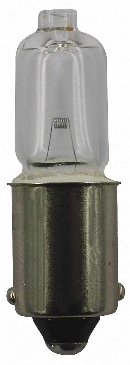 INCANDESCENT BULB, MINIATURE BAYONET (BA9S), (T) TUBULAR, T2¼, 767, 6V AC