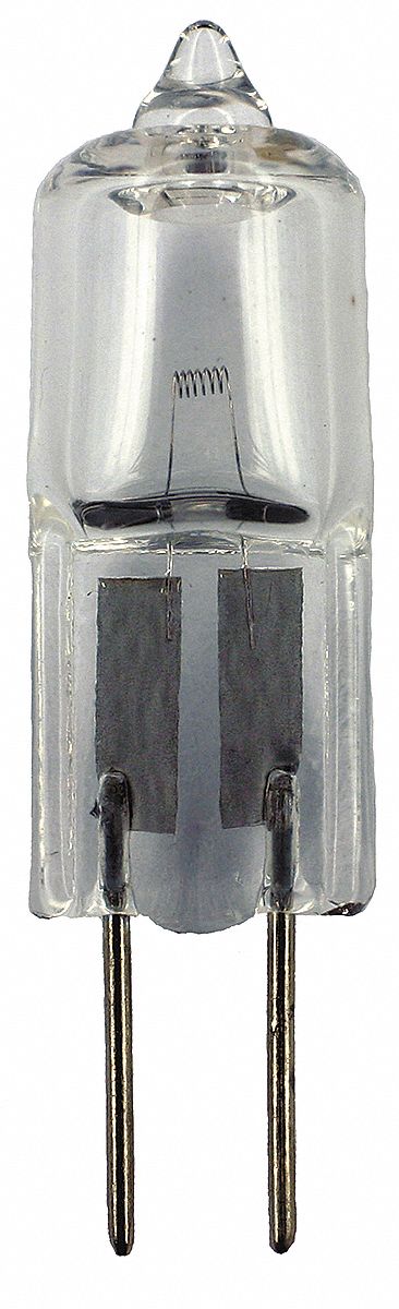 MINIATURE HALOGEN BULB, 2-PIN (G4), T2¼, 785, 6V, 8 W, 163 LUMENS