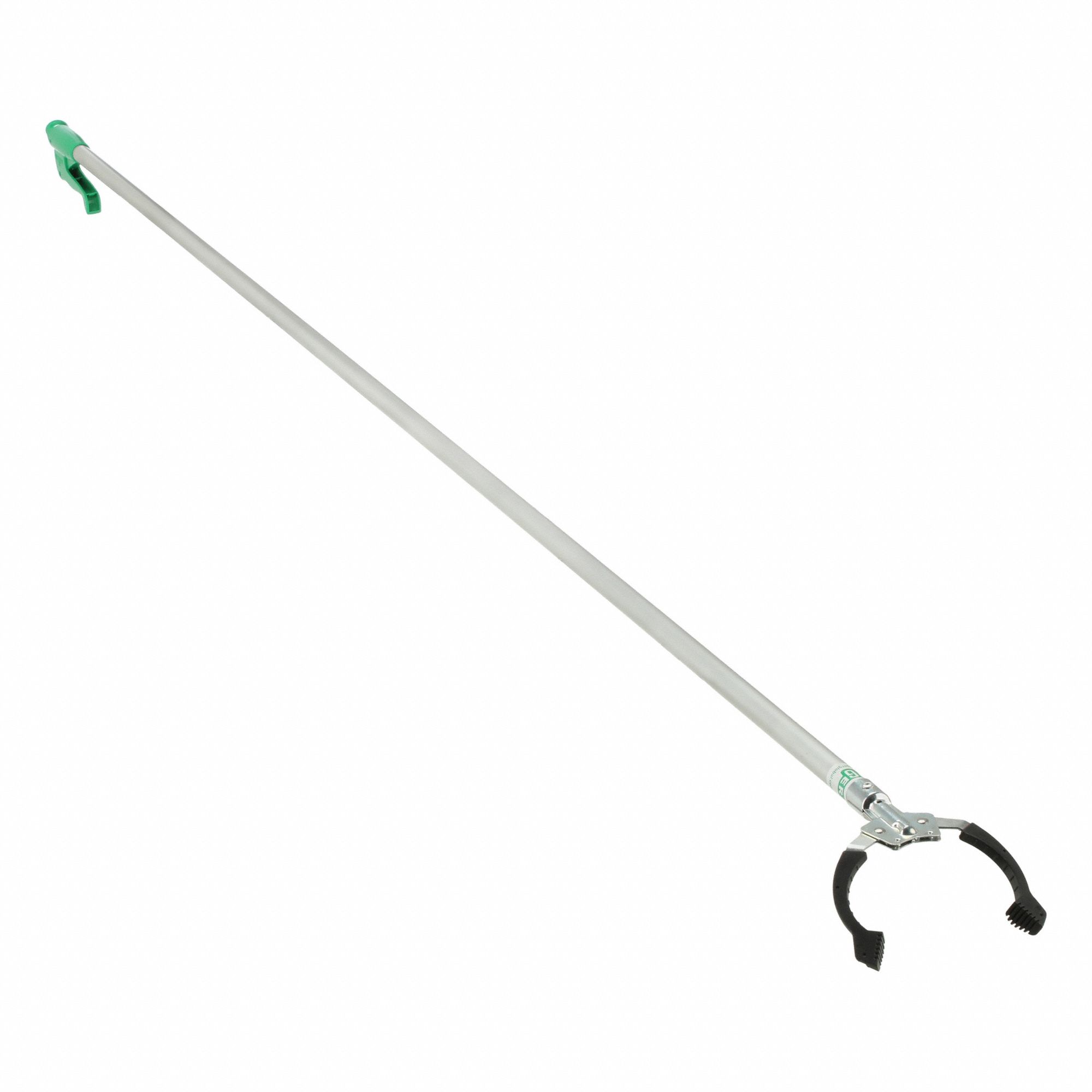 Trash Grabber: Squeeze Handle, 92 in Lg