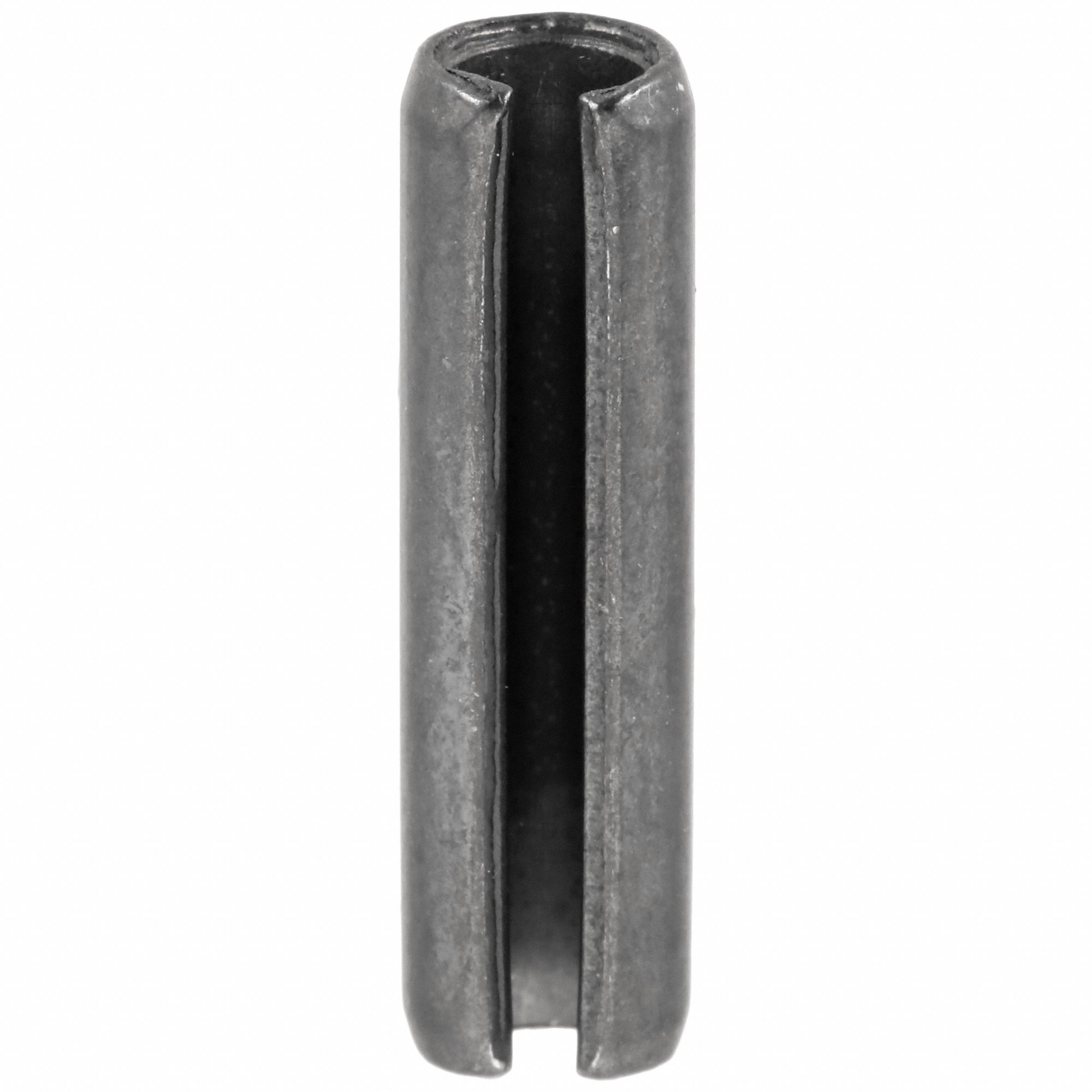 SPRING PIN, 6MM DIA, 16MM L, SLOTTED, METRIC, 6MM PIN DIA, 16MM SHANK L, STEEL, PLAIN, 100 PK