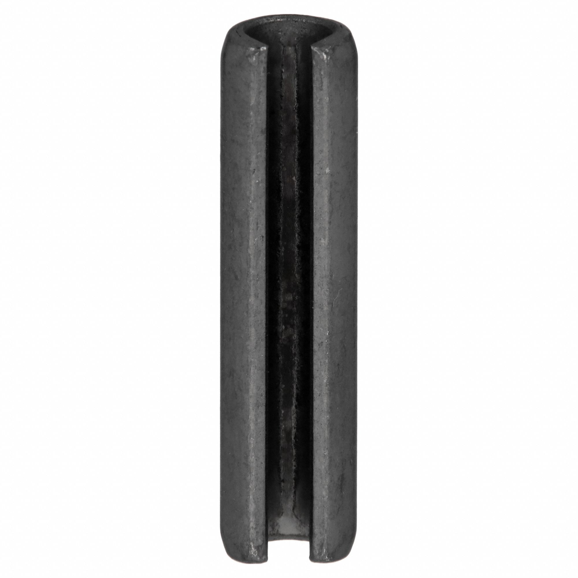 SPRING PIN, 12MM DIA, 50MM L, SLOTTED, METRIC, 12MM PIN DIA, 50MM SHANK L, STEEL, PLAIN, 10 PK