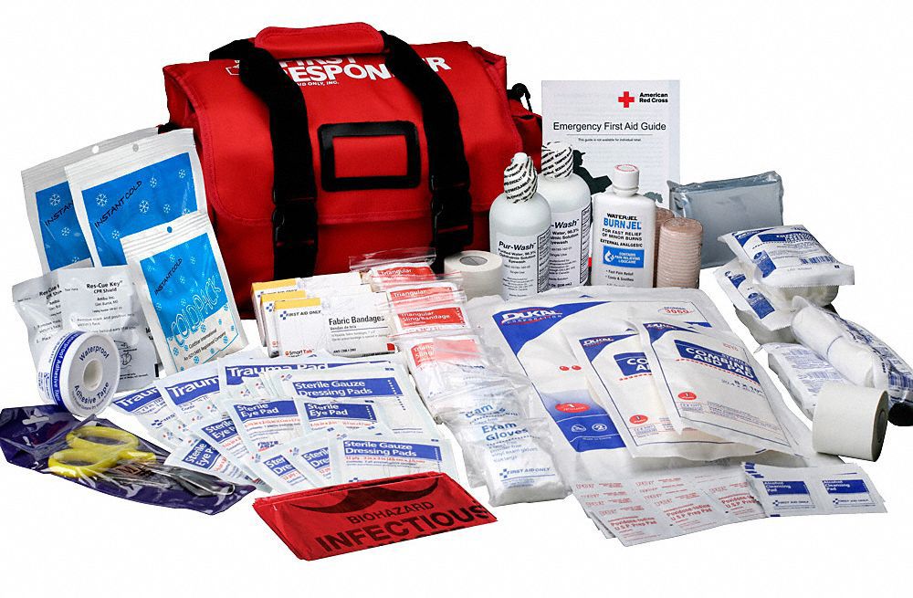 First Aid Only First Responder Kit Number Of Components 113 Bulk Kit