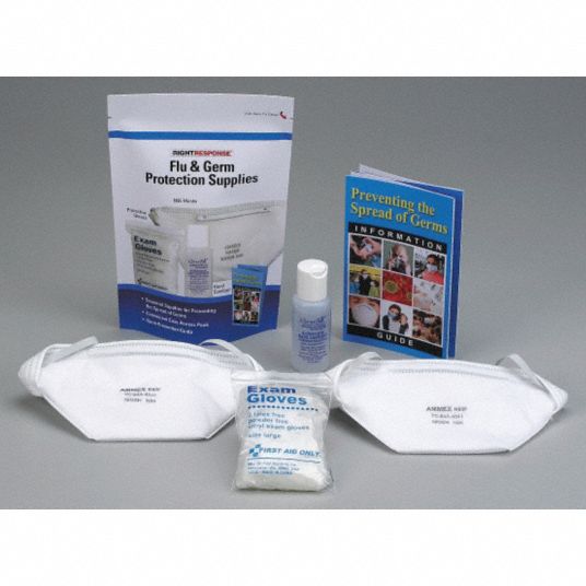 Flu and Germ Protection Kit, Size: Universal, Number of Components: 6 ...