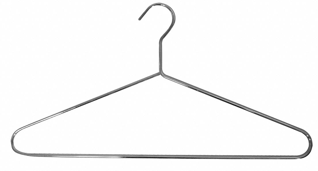 APPROVED VENDOR HANGERS,STEEL,11/64PO,OPEN HOOK,PK12 - Coat Rack