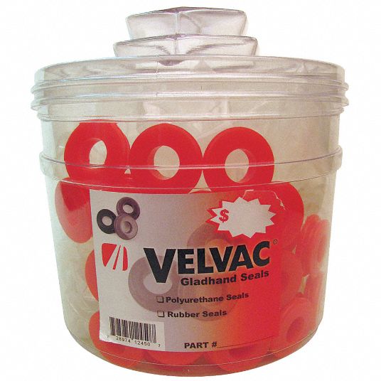 Full Face Seal, 0.37 in Thick, Gladhand Seal 5DYV3035161 Grainger