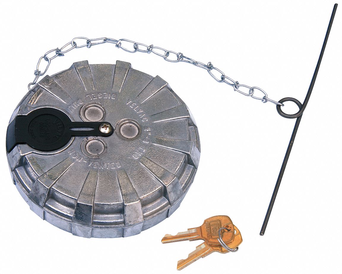 VELVAC Brass Fuel Cap, Female, NonVented, 2 In 5DYX66001961 Grainger