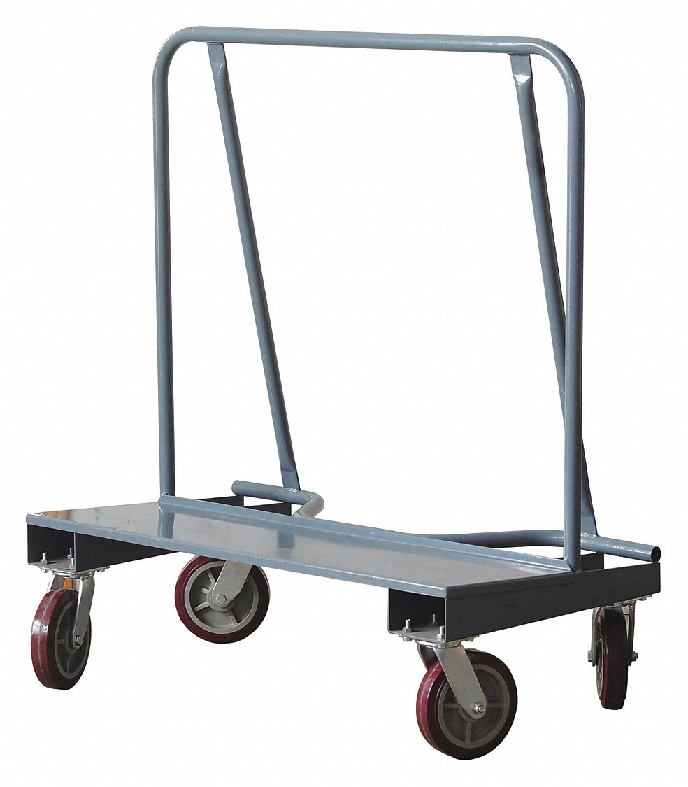 SLOPED-FRAME PANEL TRUCK, 2,000 LB LOAD CAPACITY, 44 IN X 24 IN X 51 IN, 4 SWIVEL
