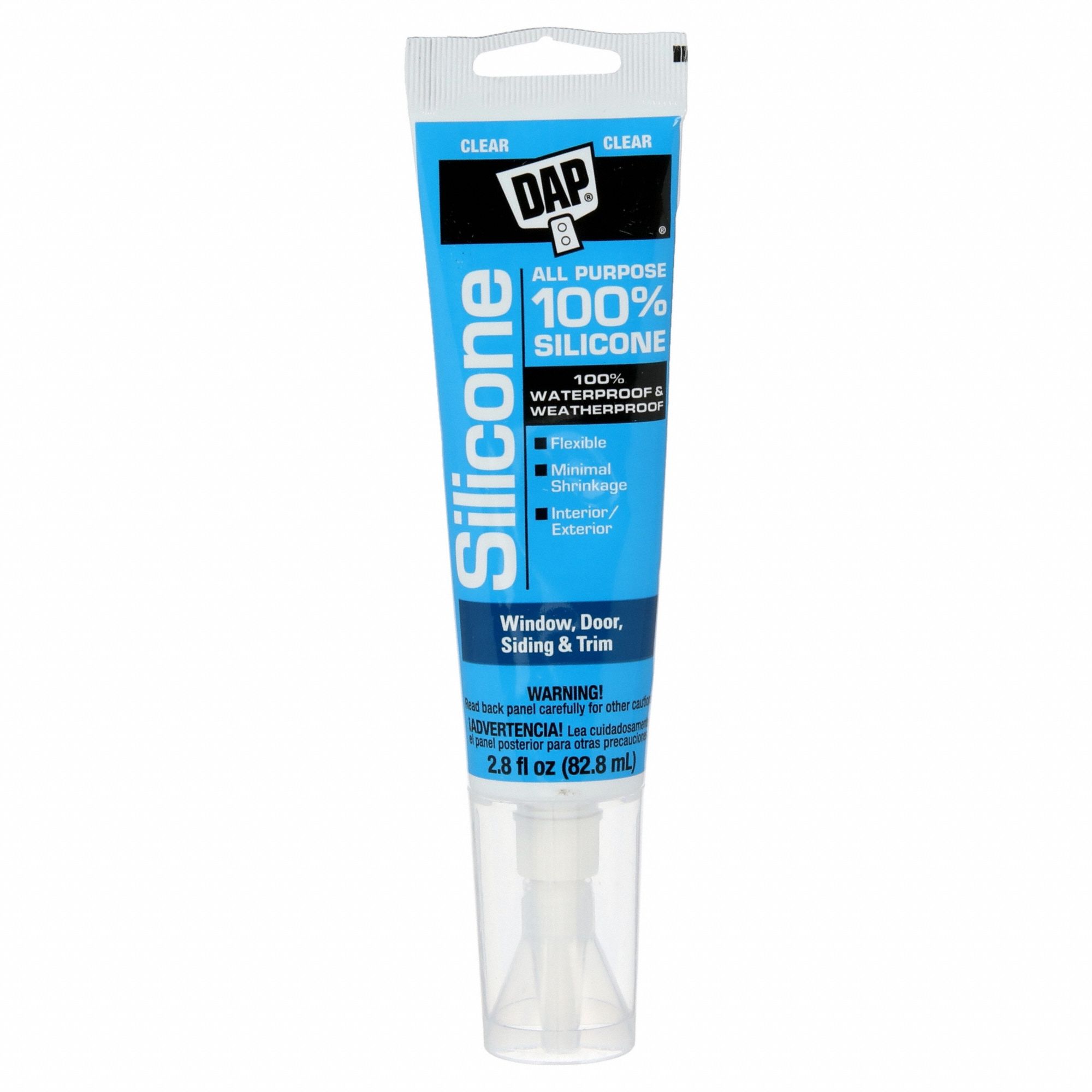 DAP, Window, Door & Siding, Clear, Silicone Sealant - 5E077|00753